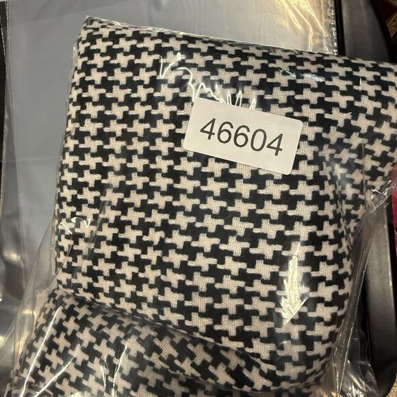 Tailor Skirt Women 10 Black Geometric A-Line Midi Zipper Mid Rise Lined Casual - Picture 6 of 6